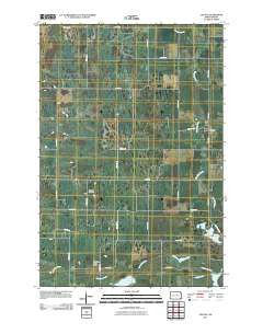 Cayuga North Dakota Historical topographic map, 1:24000 scale, 7.5 X 7.5 Minute, Year 2011