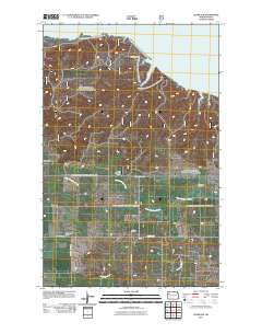 Charlson North Dakota Historical topographic map, 1:24000 scale, 7.5 X 7.5 Minute, Year 2011