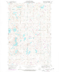 Cleveland SE North Dakota Historical topographic map, 1:24000 scale, 7.5 X 7.5 Minute, Year 1953
