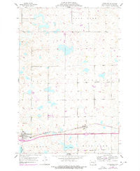 Cleveland North Dakota Historical topographic map, 1:24000 scale, 7.5 X 7.5 Minute, Year 1953