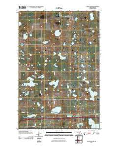 Cleveland NW North Dakota Historical topographic map, 1:24000 scale, 7.5 X 7.5 Minute, Year 2011