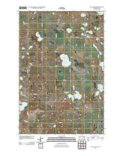 Cleveland SW North Dakota Historical topographic map, 1:24000 scale, 7.5 X 7.5 Minute, Year 2011
