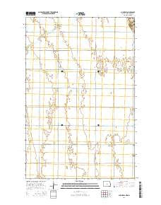 Climax SW North Dakota Current topographic map, 1:24000 scale, 7.5 X 7.5 Minute, Year 2014