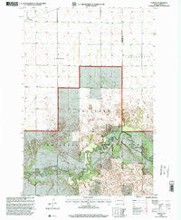 Coburn North Dakota Historical topographic map, 1:24000 scale, 7.5 X 7.5 Minute, Year 1998