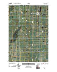 Cogswell North Dakota Historical topographic map, 1:24000 scale, 7.5 X 7.5 Minute, Year 2011