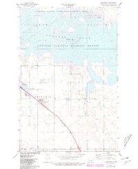 Coleharbor North Dakota Historical topographic map, 1:24000 scale, 7.5 X 7.5 Minute, Year 1972