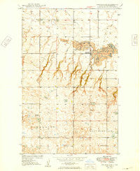 Columbus SE North Dakota Historical topographic map, 1:24000 scale, 7.5 X 7.5 Minute, Year 1949
