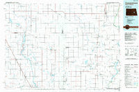 Cooperstown North Dakota Historical topographic map, 1:100000 scale, 30 X 60 Minute, Year 1985