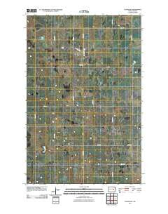 Courtenay North Dakota Historical topographic map, 1:24000 scale, 7.5 X 7.5 Minute, Year 2011