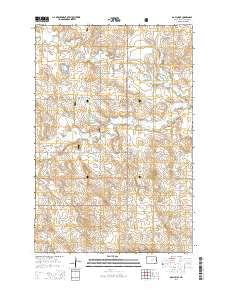 Daglum SE North Dakota Current topographic map, 1:24000 scale, 7.5 X 7.5 Minute, Year 2014