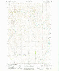 Dana North Dakota Historical topographic map, 1:24000 scale, 7.5 X 7.5 Minute, Year 1975