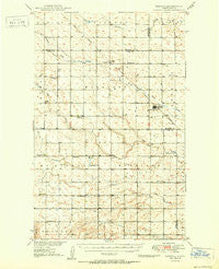 Deering North Dakota Historical topographic map, 1:62500 scale, 15 X 15 Minute, Year 1950