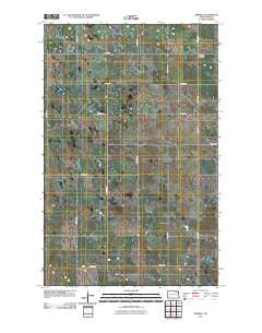 Derrick North Dakota Historical topographic map, 1:24000 scale, 7.5 X 7.5 Minute, Year 2011