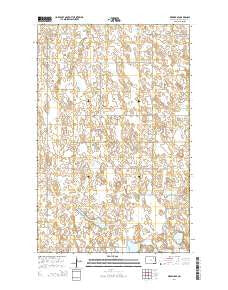Derrick SE North Dakota Current topographic map, 1:24000 scale, 7.5 X 7.5 Minute, Year 2014