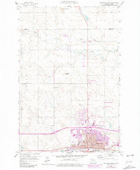 Dickinson North North Dakota Historical topographic map, 1:24000 scale, 7.5 X 7.5 Minute, Year 1959