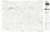 Dickinson North Dakota Historical topographic map, 1:100000 scale, 30 X 60 Minute, Year 1981