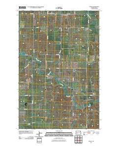 Dodge North Dakota Historical topographic map, 1:24000 scale, 7.5 X 7.5 Minute, Year 2011