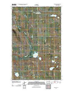 Drake NW North Dakota Historical topographic map, 1:24000 scale, 7.5 X 7.5 Minute, Year 2011