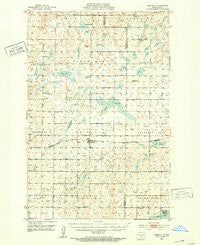Driscoll North Dakota Historical topographic map, 1:62500 scale, 15 X 15 Minute, Year 1951