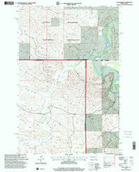 Eagle Draw North Dakota Historical topographic map, 1:24000 scale, 7.5 X 7.5 Minute, Year 1997