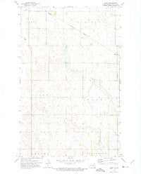 Easby North Dakota Historical topographic map, 1:24000 scale, 7.5 X 7.5 Minute, Year 1972