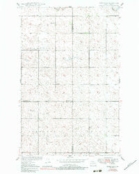 Eckman SE North Dakota Historical topographic map, 1:24000 scale, 7.5 X 7.5 Minute, Year 1949