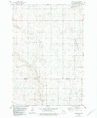 Edgeley SE North Dakota Historical topographic map, 1:24000 scale, 7.5 X 7.5 Minute, Year 1982