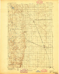 Edgeley North Dakota Historical topographic map, 1:125000 scale, 30 X 30 Minute, Year 1896