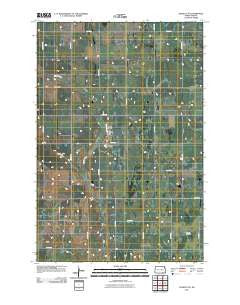 Edgeley SE North Dakota Historical topographic map, 1:24000 scale, 7.5 X 7.5 Minute, Year 2011