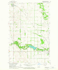 Edinburg North Dakota Historical topographic map, 1:24000 scale, 7.5 X 7.5 Minute, Year 1963