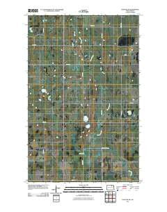 Egeland SW North Dakota Historical topographic map, 1:24000 scale, 7.5 X 7.5 Minute, Year 2011