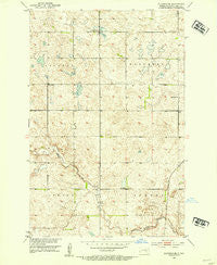Eldridge SE North Dakota Historical topographic map, 1:24000 scale, 7.5 X 7.5 Minute, Year 1951