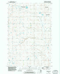 Eldridge SW North Dakota Historical topographic map, 1:24000 scale, 7.5 X 7.5 Minute, Year 1991