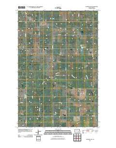 Eldridge SW North Dakota Historical topographic map, 1:24000 scale, 7.5 X 7.5 Minute, Year 2011