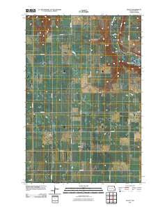 Elliott North Dakota Historical topographic map, 1:24000 scale, 7.5 X 7.5 Minute, Year 2011