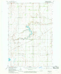 Embden North Dakota Historical topographic map, 1:24000 scale, 7.5 X 7.5 Minute, Year 1967
