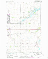 Emerado North Dakota Historical topographic map, 1:24000 scale, 7.5 X 7.5 Minute, Year 1963