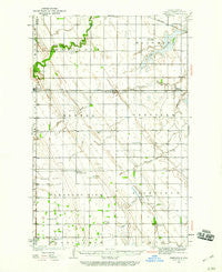 Emerado North Dakota Historical topographic map, 1:62500 scale, 15 X 15 Minute, Year 1934