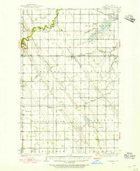 Emerado North Dakota Historical topographic map, 1:62500 scale, 15 X 15 Minute, Year 1934