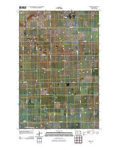 Emmet North Dakota Historical topographic map, 1:24000 scale, 7.5 X 7.5 Minute, Year 2011