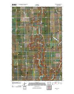 Emmet NE North Dakota Historical topographic map, 1:24000 scale, 7.5 X 7.5 Minute, Year 2011