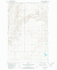 Epworth SE North Dakota Historical topographic map, 1:24000 scale, 7.5 X 7.5 Minute, Year 1981
