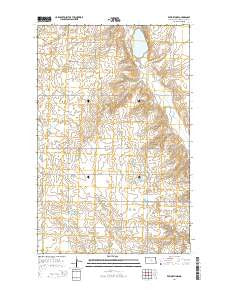 Epworth NW North Dakota Current topographic map, 1:24000 scale, 7.5 X 7.5 Minute, Year 2014