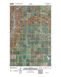 Epworth SE North Dakota Historical topographic map, 1:24000 scale, 7.5 X 7.5 Minute, Year 2011