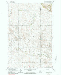 Fairfield SE North Dakota Historical topographic map, 1:24000 scale, 7.5 X 7.5 Minute, Year 1963