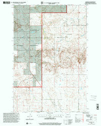 Fairfield North Dakota Historical topographic map, 1:24000 scale, 7.5 X 7.5 Minute, Year 1997