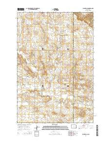 Fairfield SE North Dakota Current topographic map, 1:24000 scale, 7.5 X 7.5 Minute, Year 2014