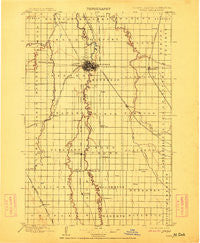 Fargo North Dakota Historical topographic map, 1:125000 scale, 30 X 30 Minute, Year 1897