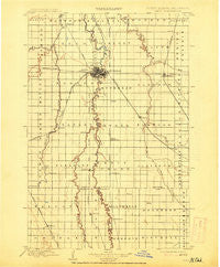 Fargo North Dakota Historical topographic map, 1:125000 scale, 30 X 30 Minute, Year 1897