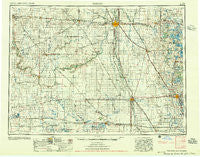 Fargo North Dakota Historical topographic map, 1:250000 scale, 1 X 2 Degree, Year 1956